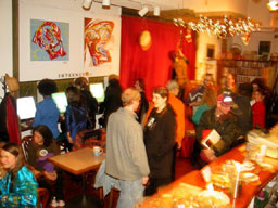 inside the Book Cafe