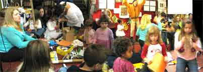 Alycia and kids workshop
