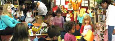 Alycia and kids workshop