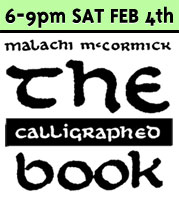 Malachi McCormick - The Calligraphed Book