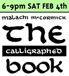 Malachi McCormick - The Calligraphed Book