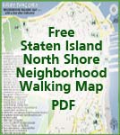 Free Staten Island North Shore Neighborhood Walking Map PDF