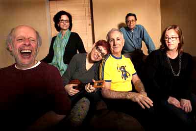 from left: Gary Moore; Margueritte Rivas; Joan Moore; Will Wyn; A. D. Coleman; Nancy Richards;  parents of Son Of TRaSH